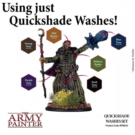 THE ARMY PAINTER - WARPAINTS QUICKSHADE WASHES: PAINT SET